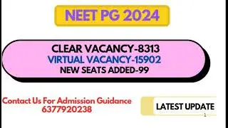 NEET PG 2024 | AIQ Round-3 Seat Matrix |  Expected Shift In Counselling  | NRI Seats#neetpgaiq