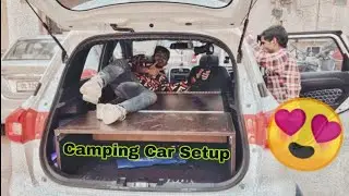Ready For Winter Car CAMPING! Suzuki Brezza Modifications 🔥🔥