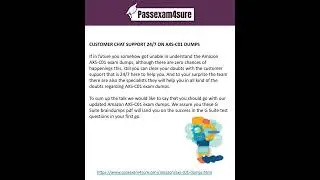 Amazon AXS-C01 Dumps (2022) Are Out - Download And Prepare