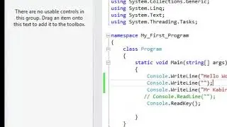 Part 2 Displaying Multiple Lines of String Using Console in C Sharp