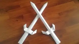 Kağıttan Kılıç Yapımı / How to Make a Paper Sword