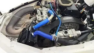 Cooling system of the Taiga Patrol 551 snowmobile swt