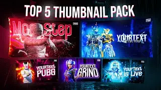 Get the TOP 5 PUBG Thumbnail Pack Now FREE!