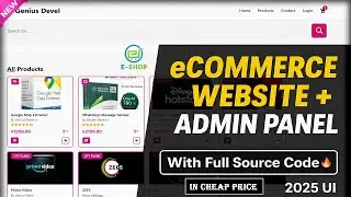 ecommerce website with admin panel in php | e commerce website php source code 2025