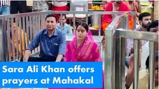 Sara Ali Khan seeks blessings at Mahakaleshwar Temple Ujjain ahead of Zara Hatke Zara Bachke release