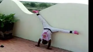 Amazing Ms. Shania Blessings split and balance tricks