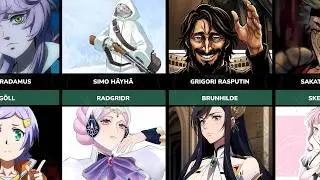 All Warrior and Valkyrie duo in Shuumatsu no Valkyrie: Record of Ragnarok