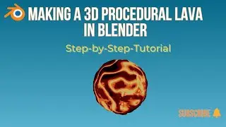 Make procedural lava in Blender | easy tutorial