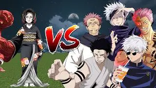 Kibutsuji Muzan vs Sukuna and Gojo (All Forms)