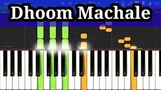 Dhoom Machale Piano Tutorial | Dhoom Machale | Ishq Ishq Karna Hai Karle | Instrumental Piano