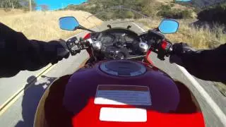 2014 CBR650F - Back road riding test footage