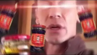 WWE champion John Cena eats Lao Gan Ma/Bing Chilling for 1 hour