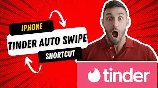 How to auto swipe tinder on iPhone using shortcut widget? | iPhone tinder autoswipe trick |