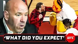 Dana White Blames The NBA For Conor McGregor's Behavior..