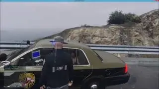 GTA 5 LSPDFR Highway Patrol #6 Running Radar Rainy Weather!