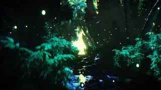 [4K] 2 Hours of Dark Neon Jungle VJ Loops - Neon Sci-fi 3D Background