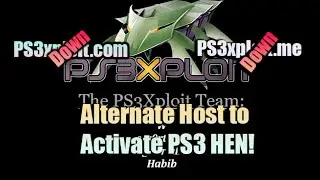 PS3 Xploit | Using alternate Host to Activate Hen