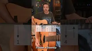 Essential Strumming Pattern for Guitar Beginners! #guitarlesson #guitareducation #guitartutorial