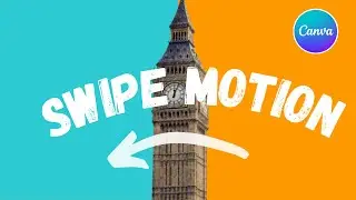 How to create Swipe animation in Canva | Easy Tutorial