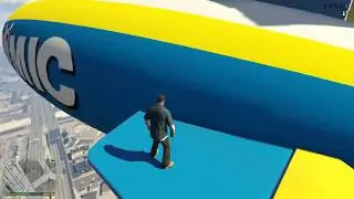 GTA V #Можно ли подпалить дирижабль???