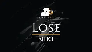 NIKI - Lose - Piano Karaoke Instrumental Cover with Lyrics