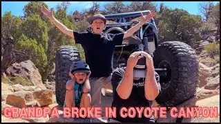Grandpa broke in Coyote Canyon!
