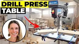 YOU Can BUILD This Drill Press Table // DIY Woodworking