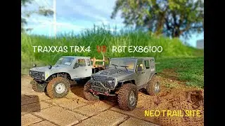 RGT EX86100 Rubicon JL VS Traxxas TRX4 Sendero | Neo Trail Site | RC VLOG #4