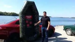 Жидкая Латка: испытания и тест надувной лодки с 10000 проколами