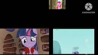 Twilight Sparkle Vs Pinkie Pie Sparta Quadparison