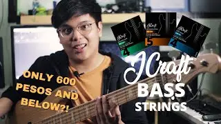 Budget Bass Strings in the Philippines! | JCraft Bass Strings - Review & Demo