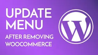 Update WordPress Menu after uninstalling/deleting WooCommerce: Replace with Shopify Custom Links
