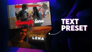 Text Animation Xml Preset 🔥