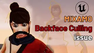 UE5 Mixamo Backface Culling Translucent issue fix