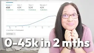 0 - 45k blog sessions in 2 months without SEO | grow your blog traffic this exact way right now