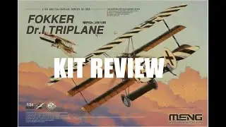 Meng 1/24 Fokker Dr.1 kit review