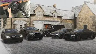 Mafia Convoy Mercedes AMG C63S  - Forza Horizon 4 | Thrustmaster Steering Wheel Gameplay