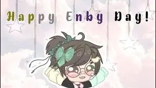 Happy Enby Day!! 🟡⚪️🟣⚫️