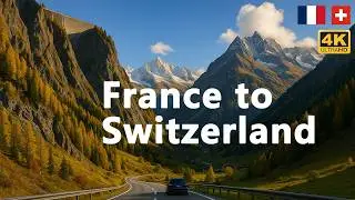Alps Scenic Drive 4K | Chamonix → Émosson Dam | France → Switzerland  (POV, No Music)