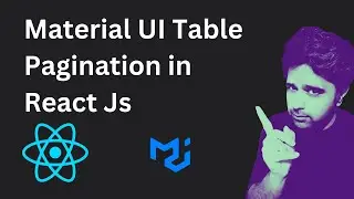 Material UI Table Pagination in React Js | React Js Tutorial