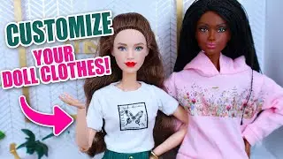 Customize your Barbie Doll Clothes with Rub Ons!