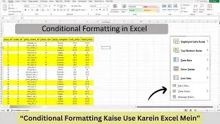 How To Use Conditional Formatting Excel 
