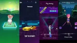 TilesHop/Hunger VS BeatNFurious/Timelapse VS CyberSurfer/FlyAway VS BladeMaster/OutOfTheRain !!