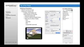 Publishing a Presentation in ARCHICAD