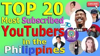 TOP 20 Most Subscribed YouTubers in the Philippines (2006-2020) | Bar Chart Race