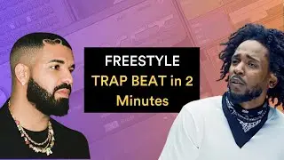 Making a Drake Freestyle Rap beat in 2 Minutes | FL Studio 21