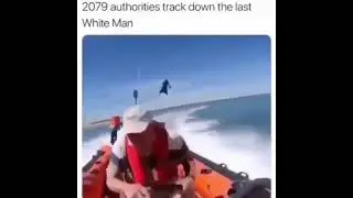 2079 authorities track down the last white man #shorts
