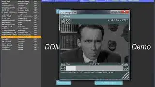 Demo DDMF Metaplugin Synth hosting VidPlayVST with Horror Hotel Film Score Contest trailer