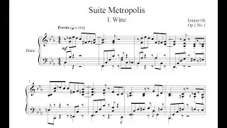 Eunjae Oh: Suite Metropolis Op. 1, I. Wine (2019 - )