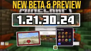 MCPE 1.21.30.24 Beta & Preview - Bundles Improvements & Added crafting set